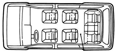 NISSAN QUEST 2001 - POSITION DES SIÉGES - 12