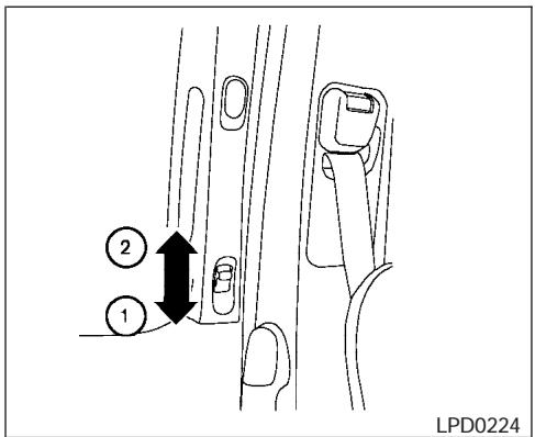 NISSAN QUEST 2004 - Ouverture et fermeture des glaces - 2