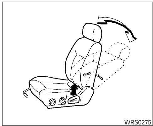 NISSAN QUEST 2004 - Réglage longitudinal - 1