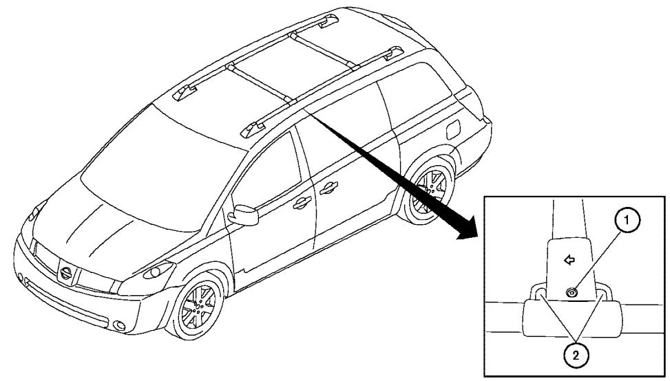 NISSAN QUEST 2004 - ATTENTION - 1