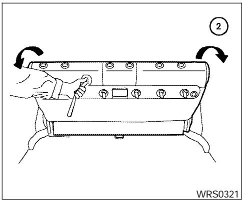 NISSAN QUEST 2004 - AVERTISSEMENT - 1