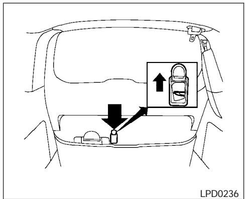 NISSAN QUEST 2004 - TRAPPE DU RÉSERVOIR DE CARBURANT - 1