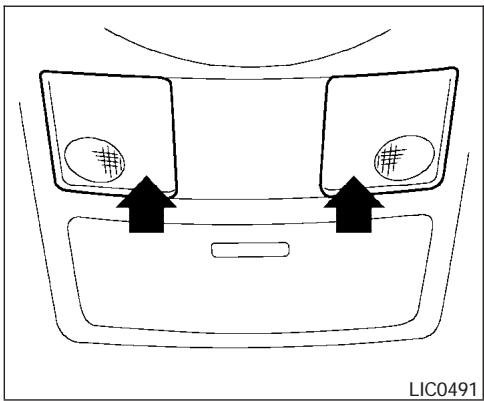 NISSAN QUEST 2004 - LAMPES DE LECTURE - 1