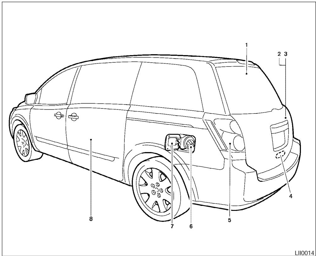NISSAN QUEST 2005 - COUSSINS GONFLABLES, CEINTURES DE SECURITE ET DISPOSITIFS DE RETENUE POUR ENFANT - 3