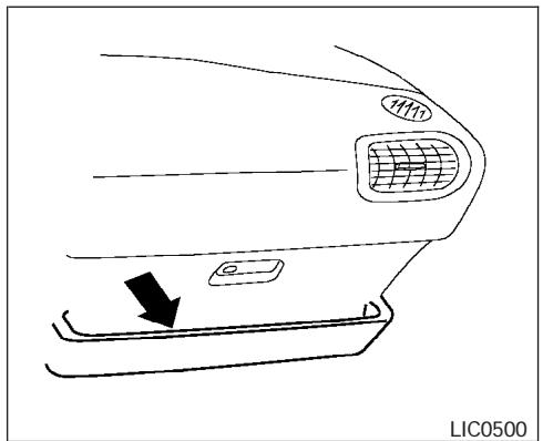 NISSAN QUEST 2005 - AVERTISSEMENT - 1