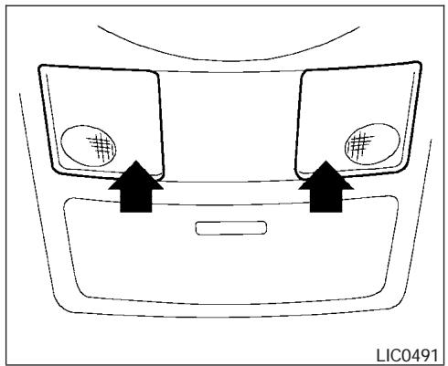 NISSAN QUEST 2005 - LAMPES DE LECTURE - 1