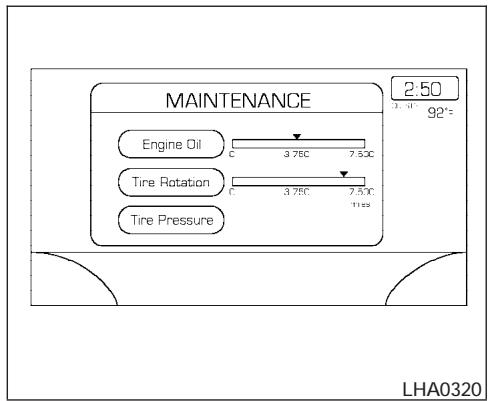 NISSAN QUEST 2005 - Éléments Info. routière 1, Info. routière 2 et de consommation de carburant - 1