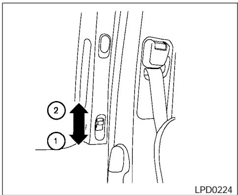 NISSAN QUEST 2005 - Ouverture et fermeture des glaces - 2