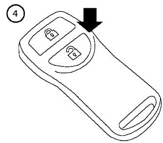 NISSAN QUEST 2005 - REEMPLACEMENT DE LA PILE DE LA TÉLECOMMANDE - 3