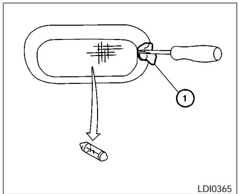 NISSAN QUEST 2007 - Lampes individuelles - Type A - 1