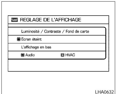 NISSAN QUEST 2007 - Mise hors fonction de I'ecran : - 1