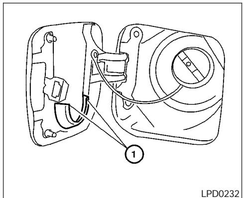 NISSAN QUEST 2007 - FONCTIONNEMENT DU LEVIER D'OUVERTURE - 1
