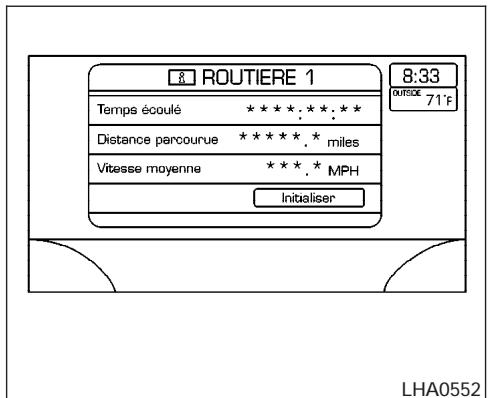NISSAN QUEST 2007 - CONFIGURATION DE L'ÉCRAN DE DEMARRAGE - 1