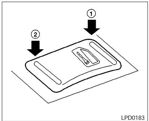 NISSAN QUEST 2007 - 3-4 Verifications et réglages avant le démarrage - 1