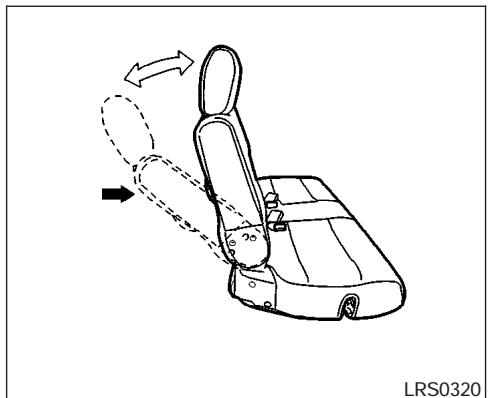 NISSAN QUEST 2007 - Basculement des sièges pour faciliter l'accès à la troisième rangée - 1