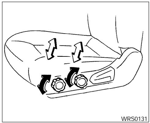 NISSAN QUEST 2007 - Inclinaison du dossier vers l'arrière - 1