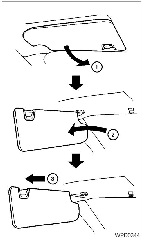 NISSAN QUEST 2007 - PARE-SOLEIL - 1