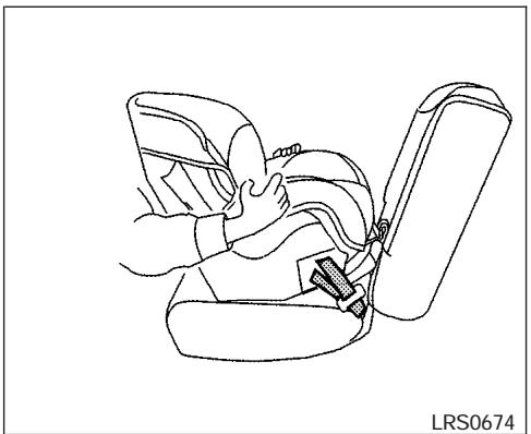 NISSAN QUEST 2007 - Dispositif de retenue orienté vers l'avant - étape 5 - 1