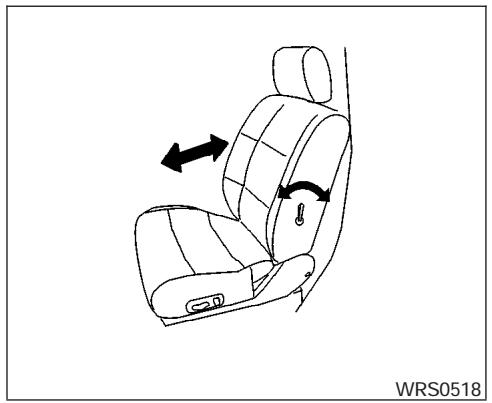 NISSAN QUEST 2007 - Inclinaison du dossier vers l'arrière - 2