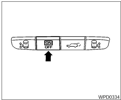 NISSAN QUEST 2007 - UTILISATION DU HAYONÀ COMMANDE MANUELLE - 1