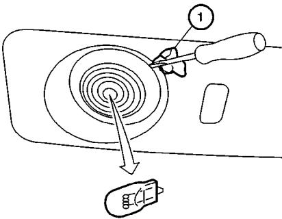 NISSAN QUEST 2007 - Eclairage interieur, lampes de lecture - 1