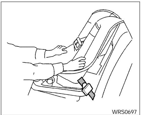 NISSAN QUEST 2007 - Dispositif de retenue orienté vers l'avant - étape 5 - 1