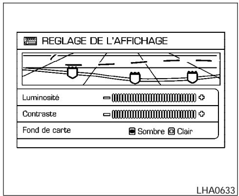 NISSAN QUEST 2007 - Réglages de l'écran - 1