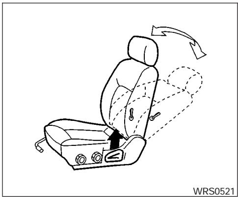 NISSAN QUEST 2007 - Réglage longitudinal - 1
