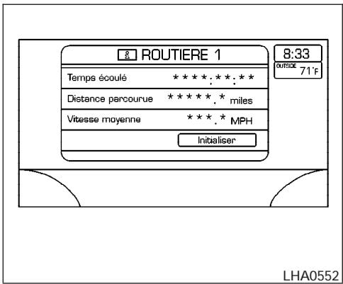 NISSAN QUEST 2007 - Écran d'affichage sans système de navigation - 1