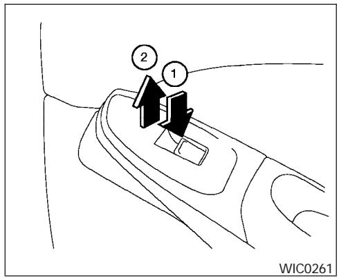 NISSAN SENTRA 2004 - Commande des glaces électriques du côte conducteur - 2