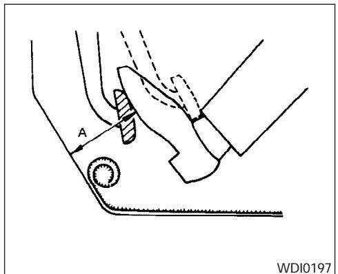 NISSAN SENTRA 2004 - VÉRIFICATION DU FREIN DE STATIONNEMENT - 1