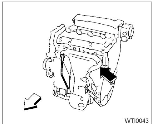 NISSAN SENTRA 2004 - NUMERO DE SÉRIE DU MOTEUR - 1