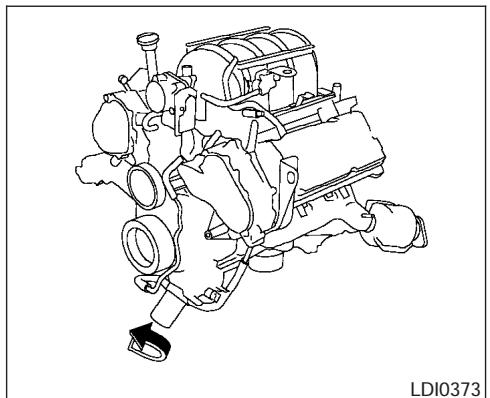 NISSAN TITAN 2004 - Couple de serrage du bouchon de vidange: 29 à 39 N·m (22 à 29 lb·pi) - 1