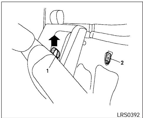 NISSAN TITAN 2004 - Emplacements des points d'ancrage - 1