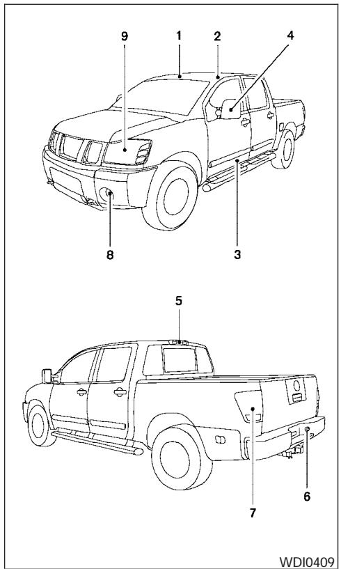 NISSAN TITAN 2004 - REMARQUE : - 1