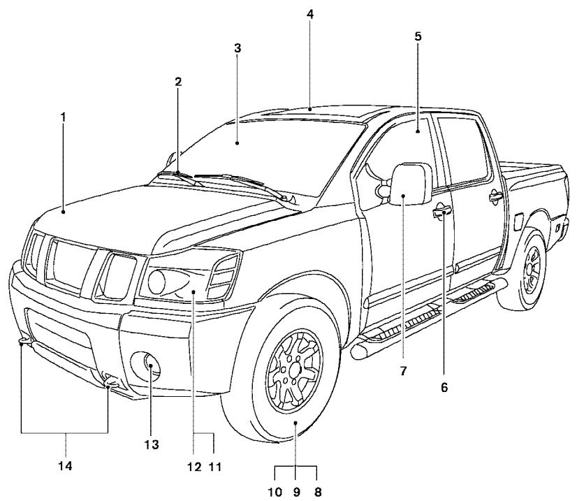 NISSAN TITAN 2004 - COUSSINS GONFLABLES, CEINTURES DE SECURITE ET DISPOSITIFS DE RETENUE POUR ENFANT - 2