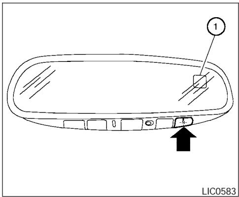NISSAN TITAN 2004 - AFFICHAGE DE LA TEMPERATURE EXTERIEURE ET DE LA BOUSSOLE (selon l'équipement du vehicule) - 1