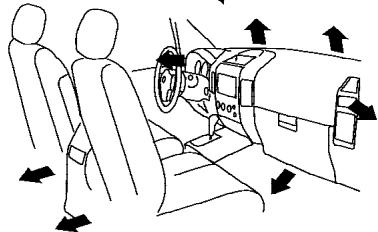NISSAN TITAN 2004 - CHAUFFAGE ET DÉGIVRAGE/ DESEMBUAGE - 2