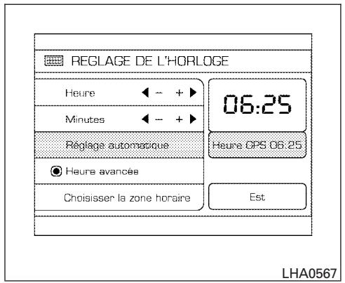 NISSAN TITAN 2007 - Réglage de l'heure avancée : - 1