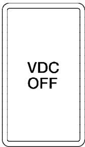 NISSAN TITAN 2007 - INTERRUPTEUR DU DISPOSITIF DE CONTRÔLE DYNAMIQUE DU VÉHICULE (VDC) (selon l'équipement du véhicule) - 1