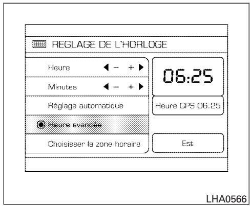 NISSAN TITAN 2007 - Réglage de l'heure : - 1