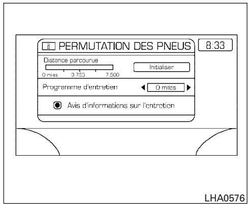NISSAN TITAN 2007 - Modification de l'intervalle d'entretien - 1