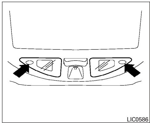 NISSAN TITAN 2007 - LAMPES DE LECTURE (selon l'équipement du véhicule) - 1