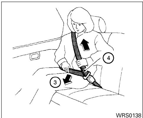 NISSAN TITAN 2007 - Bouclage des ceintures de sécurité - 2
