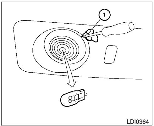 NISSAN TITAN 2007 - Éclairage intérieur, lampes de lecture - 1