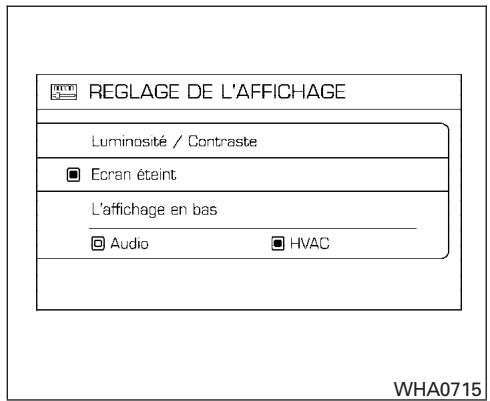 NISSAN TITAN 2007 - UTILISATION DE LA TOUCHE SETTING (réglage) - 1