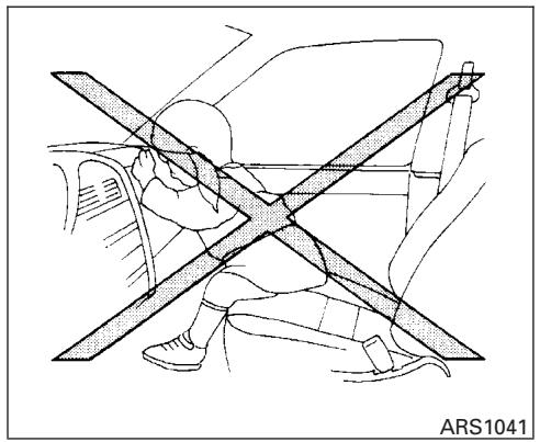 NISSAN TITAN 2007 - PRÉCAUTIONS CONCERNANT LE DISPOSITIF DE PROTECTION COMPLÉMENTAIRE - 4