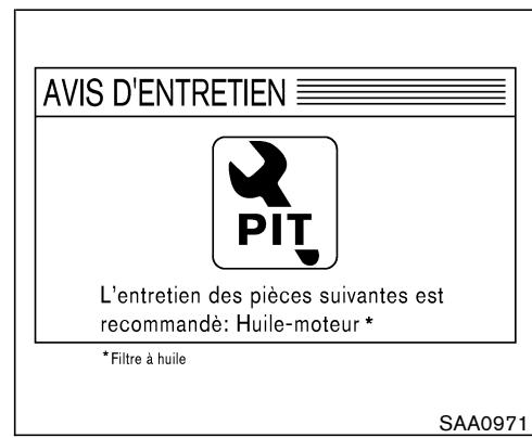 NISSAN XTRAIL 2006 - Information sur l'entretien - 2