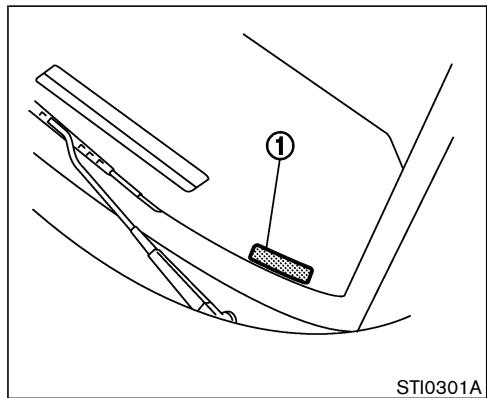 NISSAN XTRAIL 2006 - IDENTIFICATION DU VÉHICULE - 1