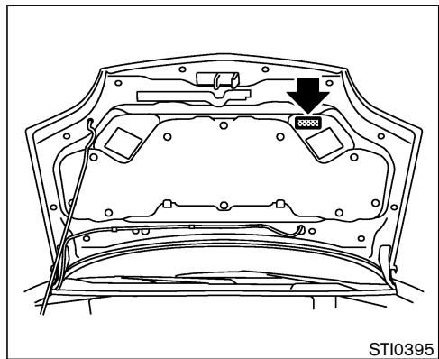 NISSAN XTRAIL 2006 - ÉTIQUETTE DE PNEU ET INFORMATION DE CHARGEMENT - 1